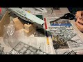 Building my USS Yorktown CV-5 aircraft carrier 1:700 Academy model kit - timelapse