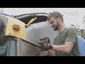 Young Couple Converts an Old School Bus into a BEAUTIFUL Tiny Home | Amazing Skoolie Dream Home
