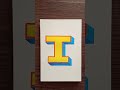 Alphabet letter Design  'T' for Beginners