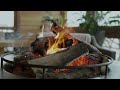 Relaxing Fireplace (1 Hour) - Crackling Fire Sounds for Stress Relief