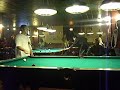 Jason Voorhies playing pool