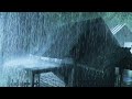 Heavy Thunderstorm & Rain | Night Rainstorm & Very Strong Thunder on Metal Roof | Sleep Fast, Relax