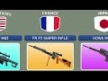 Sniper Rifles From Different Countries