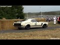 1970 Ford Mustang Boss 302 Trans-Am in action at Festival of Speed w/ LOUD V8 Sounds!