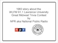1983 NPR Trivia Story