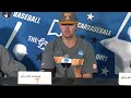 Tennessee Baseball's Tony Vitello, Cal Stark and Blake Burke detail 10-8 loss to Evansville I GBO