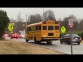 School Buses in the rain Compilation