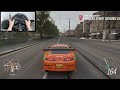 Forza Horizon 4 Paul Walker Toyota Supra (Steering Wheel + Shifter) Fast and Furious Gameplay