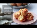 Savoury choux pastry puffs 3 flavors