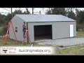 One Man Builds A Shop Building In One Day - With A DIY Shop Building Kit