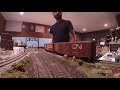 Etobicoke Central Railways Cab Ride in HO Scale - On The Layout