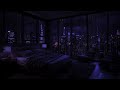 Healing Rain Sounds - Finding Peace and Comfort Amidst the Urban Night 🏙️🎶 City Rain Symphony