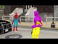 Siêu nhân người nhện rescue 5 superheroes vs shark spider-man roblox vs big hulk vs venom 3 vs joker