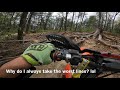 Best single track in North Carolina? Brown Mountain OHV | 2021 KTM 350 XCF-W