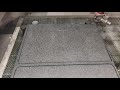 Cutting ABS plastic, it's very flammable and catches fire while cutting with a C02 laser.