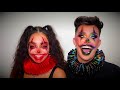 Evil Clown Makeup ft. Avani! 🤡