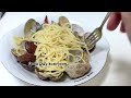 VONGOLE SPAGHETTI ,CLAM PASTA, DELICIOUS AND EASY TO COOK