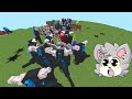 Trolleé a Mi Amigo en una Batalla de Mobs! 😂 Minecraft