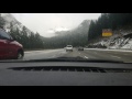 Time lapse drive on I-90 from Issaquah to Lake Katchess, over Snoqualmie Pass