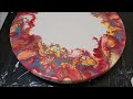 Stunning Fiery Bloom Halo with Translucent Pillow over WOOD ROUND!