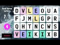 Find Same Letters and Making Words - scramble word, quiz time, brain health, puzzle, guess the word