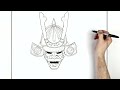 How To Draw A Samurai | Step By Step