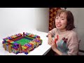 Build Anfield Stadium of Liverpool FC From Magnetic Balls (Satisfying) | Magnet World Series