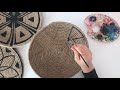 Afrikan Sepet Yapımı / Afrikan Tabak Yapımı / African Basket / DIY / Afrikan Duvar Tabağı