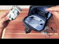 Men Anti Theft Chest Bag(Fashion)Unboxing waterproof-BLACK--Dji mini 2-