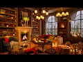Warm Jazz Instrumental Music with Cozy Coffee Shop Ambience ☕ Relaxing Jazz Music ~ Background Music