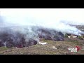 La Palma volcano: Drone video shows black lava swallowing pool, homes on its way to coast