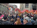 Lion Dance Dancing 2024 Chinese Lunar New Year Boston Chinatown 舞狮 舞獅 múa lân barongsai tarian singa