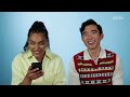 Emmy Raver-Lampman And Justin Min From 