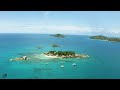 FLYING OVER SEYCHELLES (4K UHD) - Calming Music With Beautiful Nature Video -4K Video Ultra HD