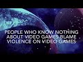 The Media Blaming Video Games For Real World Violence For 2+ Minutes