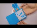 Easy paper craft 🌼paper craft ideas /Origami unicorn card#yt#mini cards#viral#how to make mini card