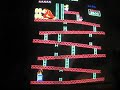 Donkey Kong Arcade, on Nintendo 4 Board hardware, with Ladder Cheat
