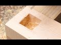 Perfect wood connection. Wood joinery - Woodworking Tips
