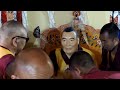 H.E. Kundeling Tatsak Rinpoche and (kudung-mummy) Geshe Larampa Lobsang Tsultrim, arrived in zkr