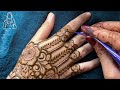 Very Beautiful Mehndi Design/ Latest Henna Design Tutorial for Hands | #thouseenshenna #mehndi