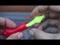 Making silicone lures using a medical syringe | fishing hacks