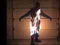 Stunt testing some Nomex Coveralls with Fire.