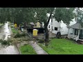 Damage After Tornado Hit In The Wrenwood Subdivision Houston Texas May 2024 (4K Drone)