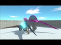 T-Rex and Spinosaurus vs 30 Workshop Dinosaurs ARBS Animal Revolt Battle Simulator