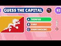 Guess The Capital City Of The Country | Capital City Quiz 🌍 | Test Your Knowledge | IQS QUIZ.