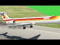 MD-82 Crashed Immediately After Take Off Because Of Bird Strike [XP11]