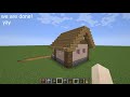 How to build a Minecraft Village Masons House (1.14 plains)