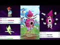 Using Triple Mythical (Keldeo, Celebi, Hoopa unbound) Team in Pokemon GO.