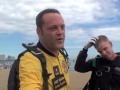Vince Vaughn tandem jumps with the Army Golden Knights