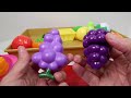 Learn Fruits and Vegetables Names with Velcro Food Toys | Fun Pretend Play for Kids